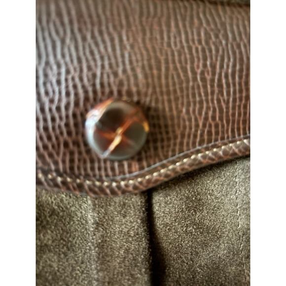 Leather Co Suede Crossbody Small Purse. - Picture 3 of 6